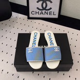 MULES blue LAMBSKIN